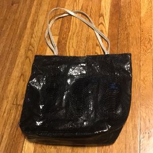 fatto a mano by carlos falchi black and silver